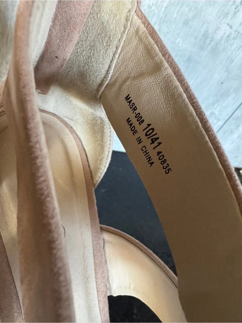 Chinese Laundry | Blush Pink Suede Wedge Sandals | 10